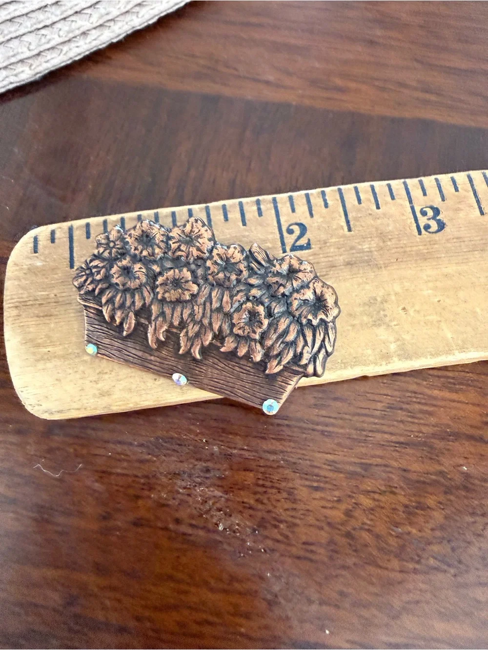 Vintage Brass Brooch